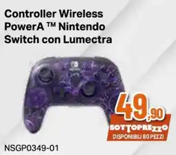 Expert Controller Wireless PowerA™ Nintendo Switch con Lumectra offerta