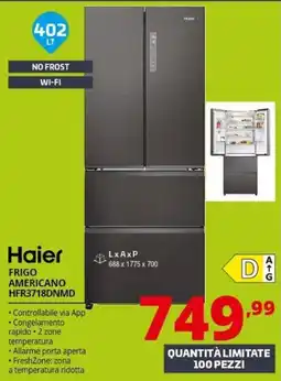 Comet Haier frigo americano offerta