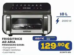 Euronics Friggitrice ad aria Friggisano G10181 offerta