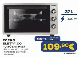 Euronics Forno elettrico Rostò 37 G-10152 offerta