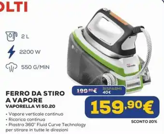 Ferro da stiro a vapore Vaporella VI 50.20
