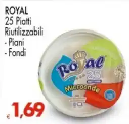 Despar Royal Piatti Riutilizzabili offerta