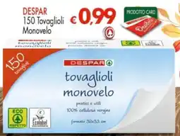 Despar Despar tovaglioli monovelo offerta