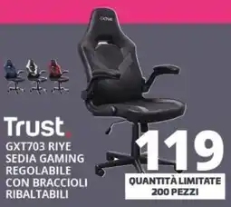 Comet Trust GXT703 RIYE SEDIA GAMING offerta