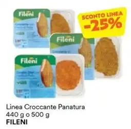 Unes Linea Croccante Panatura Fileni offerta