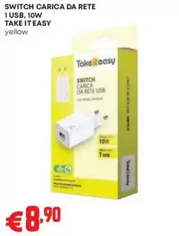 Pam Switch carica da rete USB Take it easy offerta