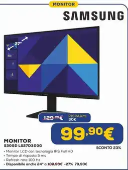 Euronics Monitor Samsung offerta