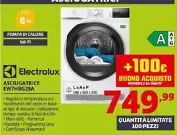 Comet Asciugatrice Electrolux EW7HBG28A offerta