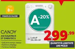 Comet Candy asciugatrice offerta