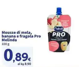 Sigma Superstore Mousse di mela, banana e fragola Pro Melinda offerta