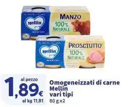 Sigma Superstore Omogeneizzati di carne Mellin offerta