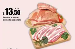 Sì con te Market Puntine e asado di vitello nazionale offerta