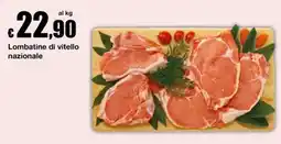 Sì con te Market Lombatine di vitello nazionale offerta