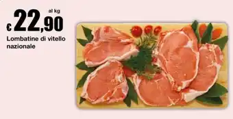Lombatine di vitello nazionale