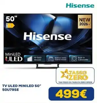 TV ULED MINILED 50" 50U79SE