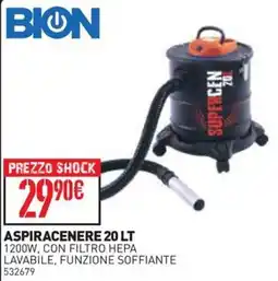 Ottimax Bion aspiracenere 20 lt offerta