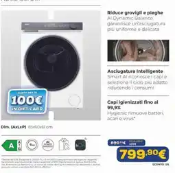 Euronics Asciugatrice offerta
