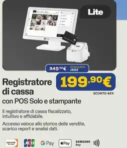 Euronics Registratore di cassa Lite offerta