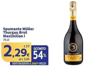 Spumante Müller Thurgau Brut Maximilian I