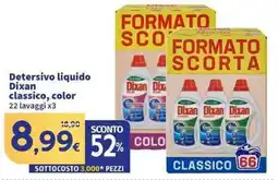 Sigma Superstore Detersivo liquido Dixan classico, color offerta