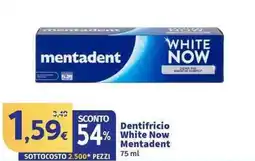 Sigma Superstore Dentifricio White Now Mentadent offerta
