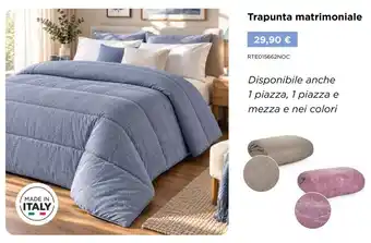 Trapunta matrimoniale