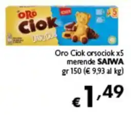 Spak Supermercati Oro Ciok orsociok offerta