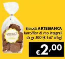 Spak Supermercati Biscotti ARTEBIANCA offerta