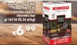 Spak Supermercati Capsule compatibili Nespresso Kimbo espresso napoli ristretto bar offerta