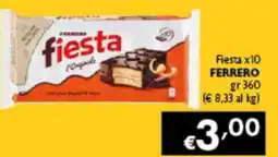 Spak Supermercati Ferrero Fiesta Originals offerta