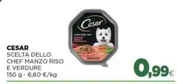 Brico Io Cesar scelta dello chef manzo riso e verdure offerta