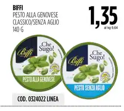 Carico Cash & Carry Biffi pesto alla genovese offerta