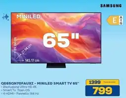 Euronics Bruno Samsung QE65QN70FAUXZ - Miniled Smart TV 65" offerta