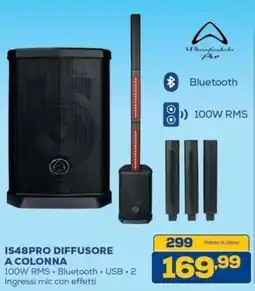 Euronics Bruno Wheelfade Pro IS48PRO Diffusore a Colonna offerta