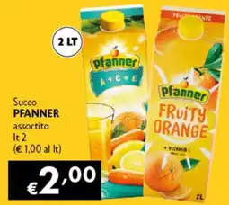Spak Supermercati Succo PFANNER assortito offerta