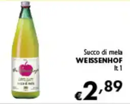 Spak Supermercati Succo di mela WEISSENHOF offerta