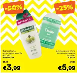 Unes Bagnoschiuma profumazioni assortite PALMOLIVE offerta