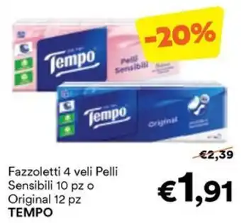Fazzoletti 4 veli Tempo