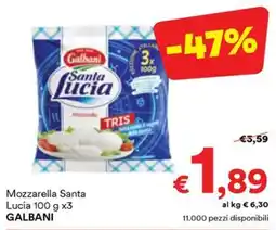 Unes Mozzarella Santa Lucia offerta