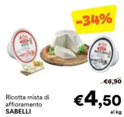 Unes Ricotta mista di affioramento Sabelli offerta