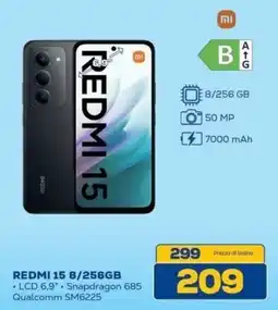 Euronics Bruno Redmi 15 offerta