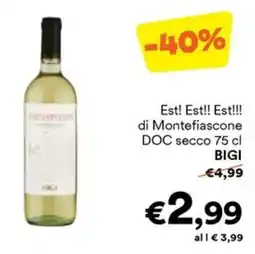Unes Est! Est!! Est!!! di Montefiascone DOC secco offerta