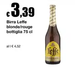 Sì con te Market Birra Leffe blonde offerta