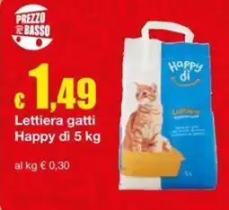 Sì con te Market Lettiera gatti Happy di offerta