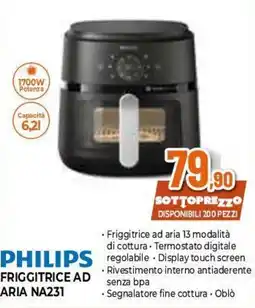 Expert Philips friggitrice ad aria na231 offerta