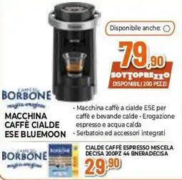 Expert Macchina caffè cialde ESE Bluemoon offerta