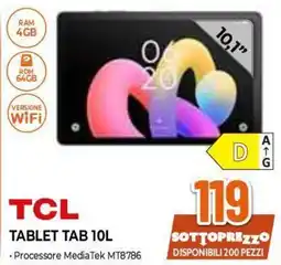 Expert TCL TABLET TAB 10L offerta