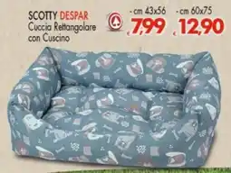 Despar Scotty Despar Cuccia Rettangolare con Cuscino offerta