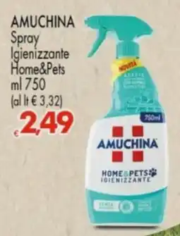 Despar Amuchina spray igienizzante home&pets offerta