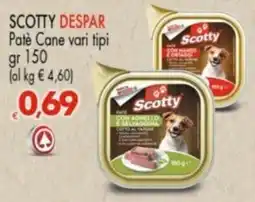 Despar Patè Cane Scotty offerta